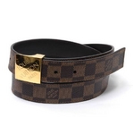 【現品限り】LOUIS VUITTON（ルイヴィトン） ダミエ ベルト サンチュール ゴールド金具 【中古AB】の詳細ページへ