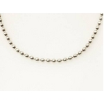 【現品限り】TIFFANY（ティファニー） ボールチェーン ネックレス シルバー 【中古A】