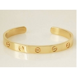【現品限り】Cartier（カルティエ） ラブブレス オープンバングル K18YG #16 【中古SA】の詳細ページへ