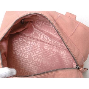 【現品限り】CHANEL(シャネル) ミニボストン ソフトキャビア ピンク 【中古AB】