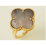 【現品限り】Van Cleef ＆ Arpels（ヴァンクリーフ＆アーペル） マジックアルハンブラリング K18YG グレーシェル 【中古SA】の詳細ページへ
