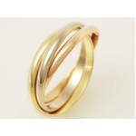 【現品限り】Cartier（カルティエ） トリニティリング スリーカラー #49 【中古SA】の詳細ページへ
