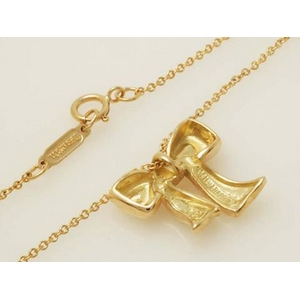 �ڸ��ʸ¤��TIFFANY�ʥƥ��ե��ˡ��� K18YG �ͥå��쥹 ��ܥ� �����SA��