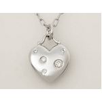 【現品限り】TIFFANY（ティファニー） ドッツハートネックレス 5Pダイヤ WG【中古SA】の詳細ページへ