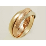 【現品限り】Cartier（カルティエ） トリニティリング スリーカラー #50 【中古SA】の詳細ページへ