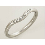 【現品限り】TIFFANY（ティファニー） カーブドバンドダイヤリング PT950 #12【中古SA】の詳細ページへ