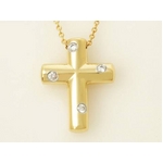 【現品限り】TIFFANY（ティファニー） ドッツクロスネックレス YG ダイヤ【中古SA】の詳細ページへ