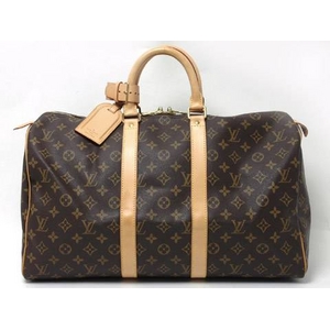 【現品限り】LOUIS VUITTON(ルイヴィトン) モノグラム キーポル45 スト無しタイプ M41428 【中古AB】