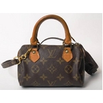 【現品限り】LOUIS VUITTON(ルイヴィトン) モノグラム ミニスピーディ ロングストラップ付き M41534 【中古B】