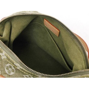 【現品限り】LOUIS VUITTON(ルイヴィトン) モノグラムデニム バギーPM グリーン M95213 【中古A】