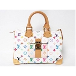 【現品限り】LOUIS VUITTON(ルイヴィトン) マルチカラー スピーディ30 ブロン(白) M92643 【中古AB】