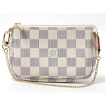 【現品限り】LOUIS VUITTON(ルイヴィトン) ダミエアズール ミニポシェットアクセソワール N58010 【中古A】