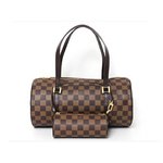 【現品限り】LOUIS VUITTON（ルイヴィトン） ダミエ パピヨンGM　ポーチ付き　N51303 【中古SA】