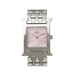 【美品 現品限り】 HERMES ［エルメス］ Hウォッチ　12Pダイヤ　ピンクシェル　HH1.210　クオーツ　レディース 【中古SA】の詳細ページへ