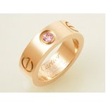 【現品限り】Cartier（カルティエ） ラブリングPG　1Pピンクサファイヤ　#44 【中古A】の詳細ページへ