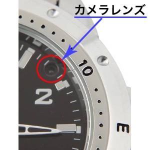 【小型カメラ】腕時計型ビデオカメラ 4GB 640*480画素