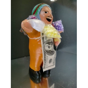 【ペルー産】伝説のエケッコー人形（エケコ人形） 約19cm（ミドルサイズ/M）