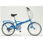 ドウシシャ　ONE PIECE（ワンピース）　 折畳自転車 6段ギア OP-206LU ルフィ