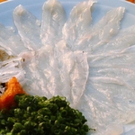 【特別販売】大分県産 豊後ふぐ刺身  1皿3人前盛り