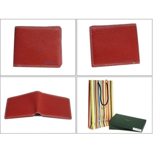 Paul Smith（ポールスミス） 小銭入れ付き 2つ折財布 レッド PSP617-20 第3画像