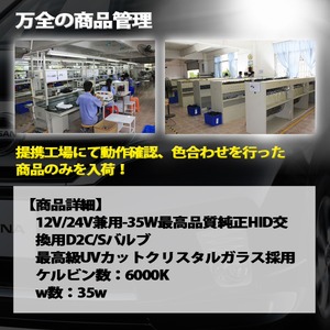 HID D2C/D2S/D2R/耐震メタルマウント/純正交換6000K