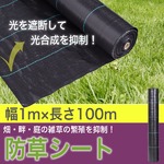 大面積専用防草シート1ｍ&times;100ｍ　1メートル／100メートルの詳細ページへ