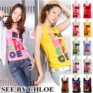SEE BY CHLOE(シーバイクロエ) レディース タンクトップL493901-M1270 ペールピンクEUサイズ42
