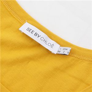 SEE BY CHLOE(シーバイクロエ) レディース タンクトップL493901-M1270 イエローEUサイズ42