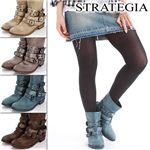 STRATEGIA(ストラテジア) ブーツ Cleo Polvere【36(23cm)】