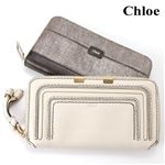 Chloe(クロエ) ラウンドファスナー 長財布 3P0471-224/090・【B】Silver
