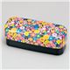HAKOYA 弁当箱 布貼スリムコンパクト弁当 フラワーブラック 【6個セット】
