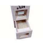 マッキンリー 米びつ 桐製 薄型 12kg収納型 RW-250／M