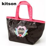 Kitson（キットソン） Sequin Mini Tote 3920 ブラック×ピンク