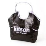 kitson（キットソン） トートバッグ Sequin Tote 3922・ブラック×ラベンダー