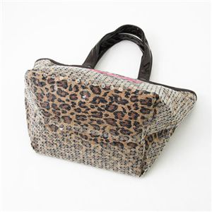 kitson（キットソン） レオパード柄 スパンコール ミニトートバッグ 4003 LEOPARD 第4画像
