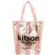 kitson（キットソン） スパンコール 縦型トートバッグ 3787 PINK SILVER ストライプ