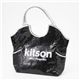 kitsoniLbg\j XpR[ g[gobO Sequin Tote Bag 3317 BLACK/SILVER [W
