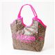 kitson(キットソン) レオパード柄 スパンコールバッグ SEQUIN TOTE BAG LEOPARD Pink×Pink