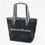 DEAN&DELUCA(ディーン&デルーカ) キャンバス トートバッグ MEDIUM BLACK