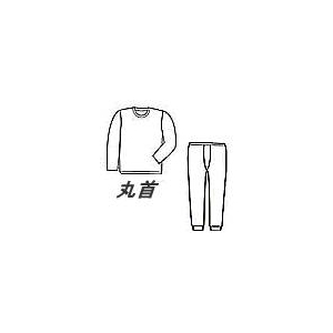 ひだまり肌着 紳士丸首長袖&ズボン下セット Lサイズ