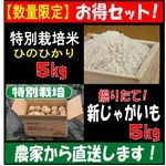 【数量限定】特別栽培農家から&ldquo;新米＆新じゃが"直送10kg（各5kg）の詳細ページへ