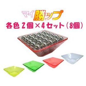 パチンコ玉50発簡単計量! マイ勝ップ(マイカップ)4色×2個セット 【合計8個入り】