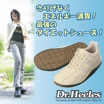 ウォーキングシューズ Dr.Heeles（ドクターヒーレス） カジュアル ブラック 22.0cm