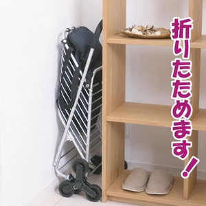 アルミショッピングカート（ショッピングバック付）