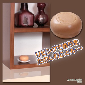 香り石鹸/ケララサンダルソープ 【白檀(サンダルウッド)】 (顔用/全身用/浴用)