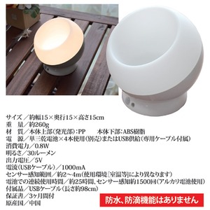 収納スペース付きセンサーライト Mono Spot(モノスポット)