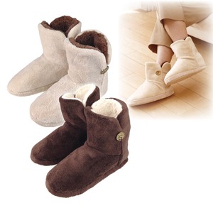 MOKOMOKOるーむブーツ ブラウン