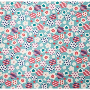 coco−cloth大判クロス ポップ梅 グリーン