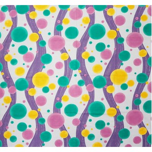 coco−cloth大判クロス 立湧ドット 紫