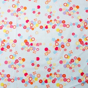 ｃｏｃｏ&minus;ｃｌｏｔｈ小風呂敷　Ｃａｎｄｙ　水色